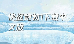侠盗鲍勃1下载中文版