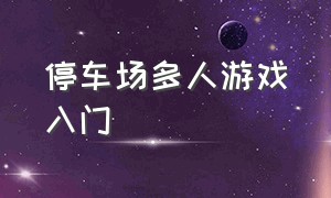 停车场多人游戏入门（停车场多人游戏汉化版怎么玩）