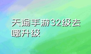 天谕手游32级去哪升级