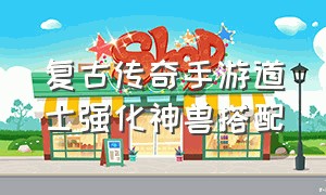 复古传奇手游道士强化神兽搭配