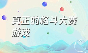 真正的格斗大赛游戏