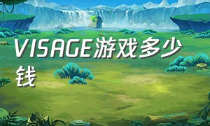 visage游戏多少钱