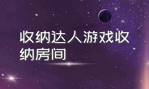 收纳达人游戏收纳房间