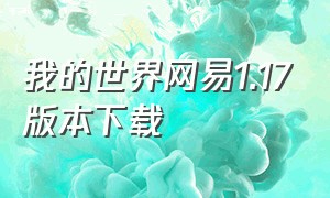 我的世界网易1.17版本下载