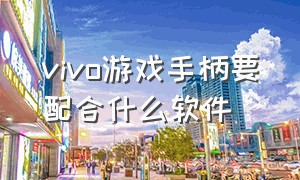 vivo游戏手柄要配合什么软件