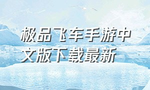 极品飞车手游中文版下载最新