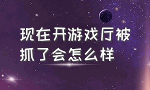 现在开游戏厅被抓了会怎么样