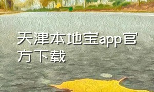 天津本地宝app官方下载