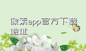 像素app官方下载地址