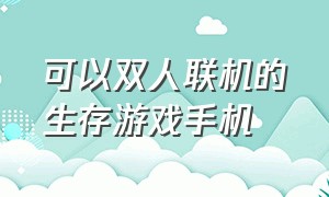 可以双人联机的生存游戏手机