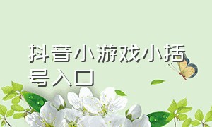 抖音小游戏小括号入口