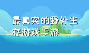 最真实的野外生存游戏手游