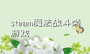 steam魔法战斗类游戏