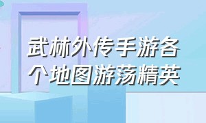 武林外传手游各个地图游荡精英