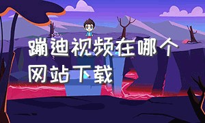 蹦迪视频在哪个网站下载（蹦迪视频教学）