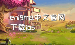 enigma中文官网下载ios（enigma 下载）