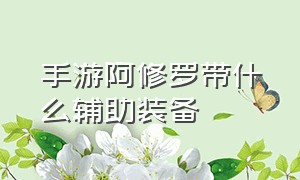 手游阿修罗带什么辅助装备