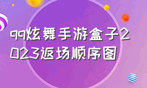 qq炫舞手游盒子2023返场顺序图