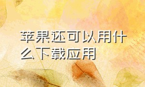 苹果还可以用什么下载应用（苹果手机都用什么软件下载应用）