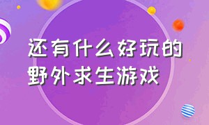 还有什么好玩的野外求生游戏（野外求生的游戏是什么游戏）