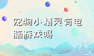 宠物小精灵有电脑游戏吗