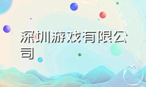 深圳游戏有限公司
