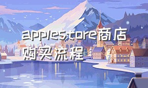 applestore商店购买流程