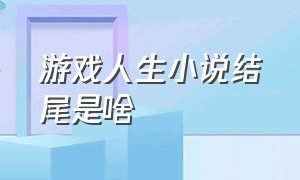 游戏人生小说结尾是啥（游戏人生小说结尾是啥意思）