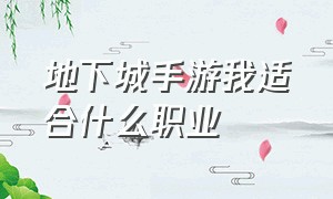 地下城手游我适合什么职业（手游地下城哪个职业适合平民）