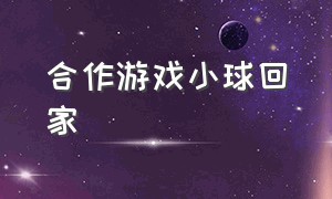 合作游戏小球回家