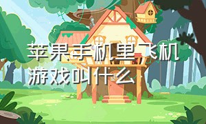 苹果手机里飞机游戏叫什么