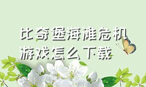 比奇堡海滩危机游戏怎么下载