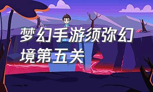 梦幻手游须弥幻境第五关