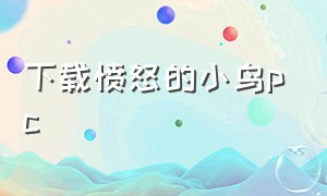 下载愤怒的小鸟pc