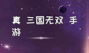 真 三国无双 手游