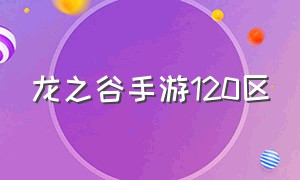 龙之谷手游120区（龙之谷手游公测2024）