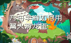 方舟手游如何用篝火孵龙蛋