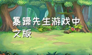 暴躁先生游戏中文版