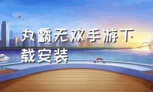 丸霸无双手游下载安装