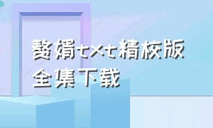 赘婿TXT精校版全集下载