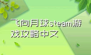 飞向月球steam游戏攻略中文