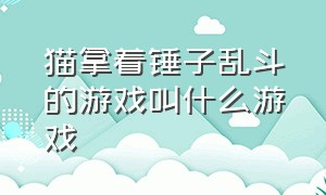 猫拿着锤子乱斗的游戏叫什么游戏