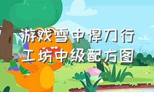 游戏雪中悍刀行工坊中级配方图