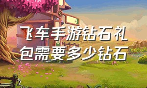 飞车手游钻石礼包需要多少钻石