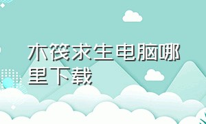 木筏求生电脑哪里下载