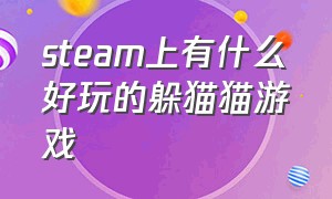 steam上有什么好玩的躲猫猫游戏