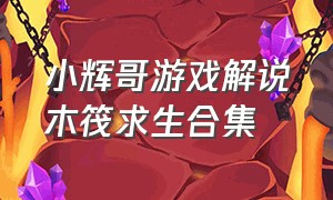 小辉哥游戏解说木筏求生合集