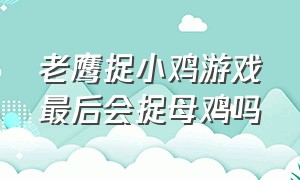 老鹰捉小鸡游戏最后会捉母鸡吗