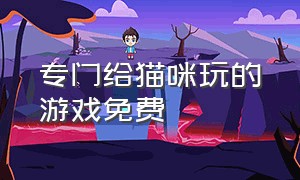 专门给猫咪玩的游戏免费