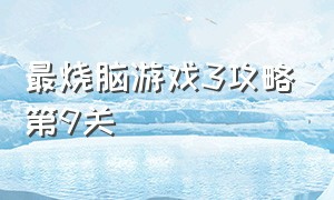 最烧脑游戏3攻略第9关